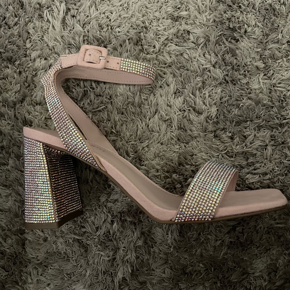 Madden girl block heel ankle strap